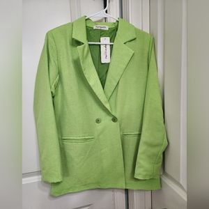 Impressions Boutique Lime Green Women's Blazer